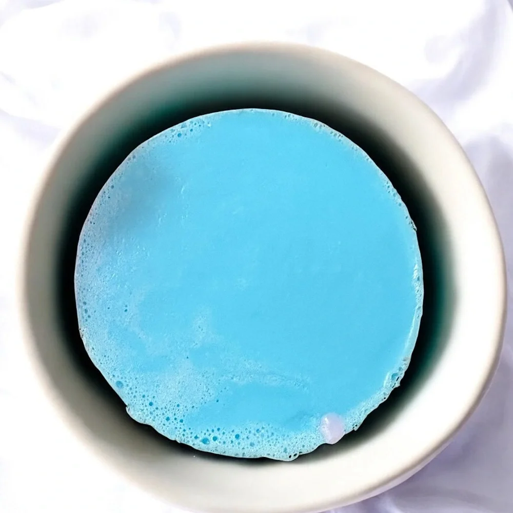 Lavender soap gauge bullet handmade 3x3 inch & 5oz donkey milk& coconut oil